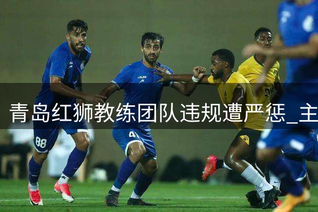 青岛红狮教练团队违规遭严惩 主帅领队双双遭禁赛罚款